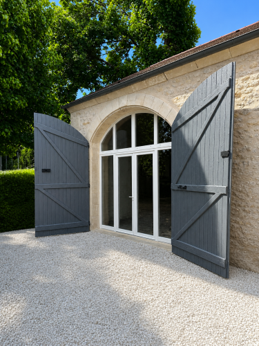 Châssis  PVC cintré